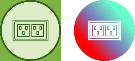 Socket Icon Design vector