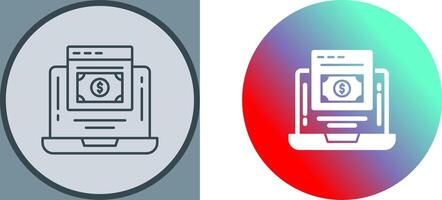 Online Payment Icon Design vector