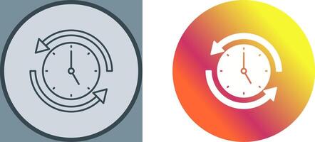 Run Time Icon Design vector