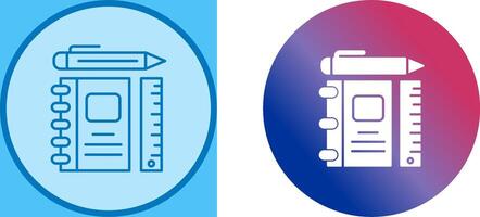 Learning Tools Icon Design vector