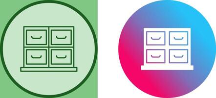 Cabinet Icon Design vector