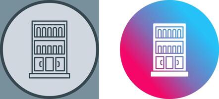 Book Shelf Icon Design vector