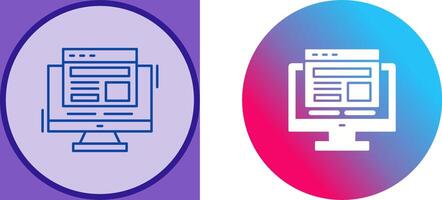 Adaptive Layout Icon Design vector