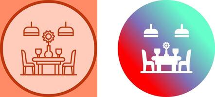 Table Icon Design vector