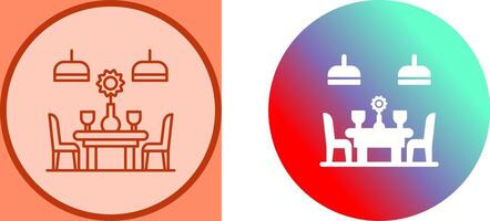 Table Icon Design vector