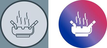 Ashtray Icon Design vector