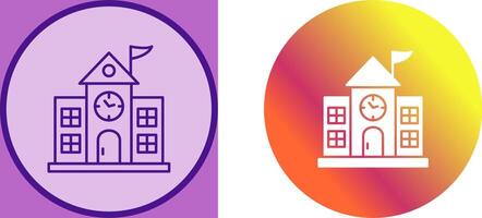 University Campus Icon Design vector