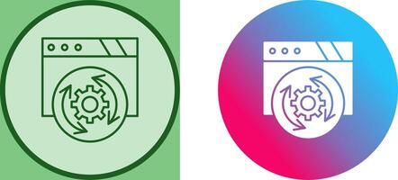 Update Icon Design vector