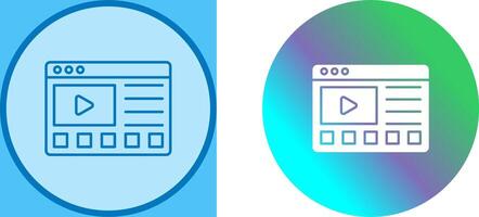 Online Tutorials Icon Design vector