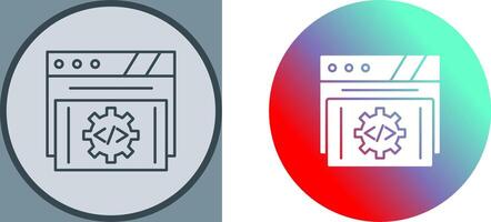 Development Icon Design vector