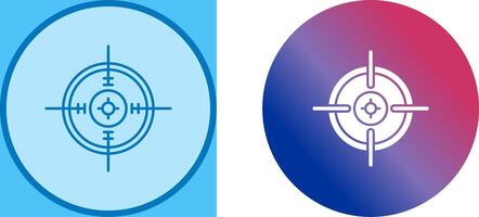 Aim Icon Design vector