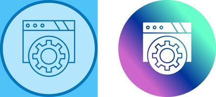 Browser Icon Design vector