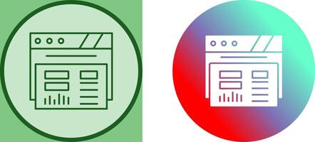 Dashboard Icon Design vector