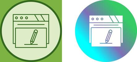 Edit Icon Design vector