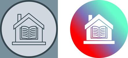 Homeschooling Icon Design vector