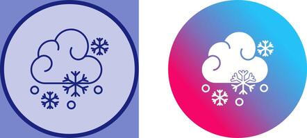 Snowy Icon Design vector