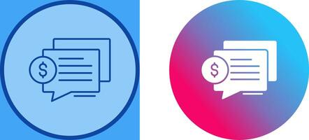 Dialog Icon Design vector