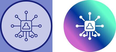 Networking Icon Design vector