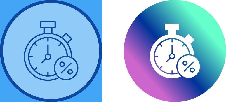 Temporizador icono diseño vector