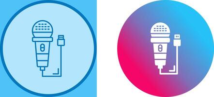 Microphone Icon Design vector