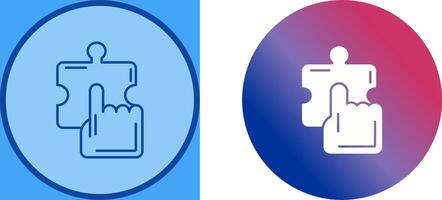 Quick Selection Icon Design vector