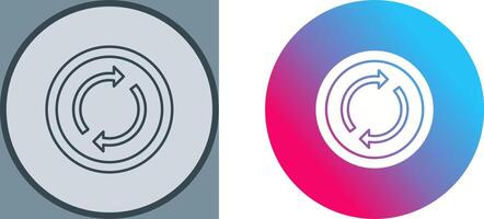 Loop Icon Design vector