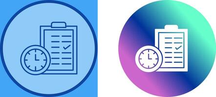 Time Planing Icon Design vector