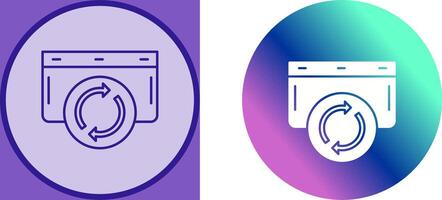 Refresh Icon Design vector
