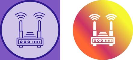 Router Icon Design vector