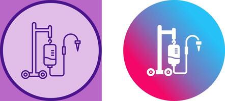 Intravenous Icon Design vector