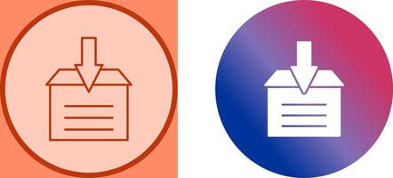 Archive Icon Design vector