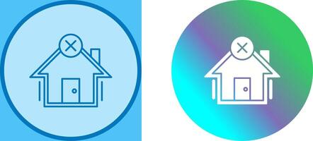 Non Verify Icon Design vector