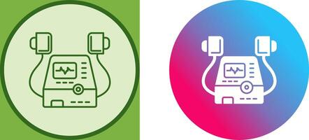 Defribillator Icon Design vector