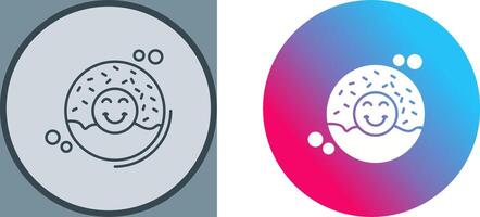 diseño de icono de donut vector