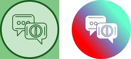 Chat Box Icon Design vector