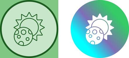 Eclipse Icon Design vector
