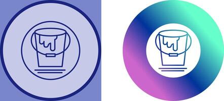 Paint Bucket Icon Design vector