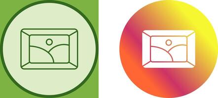 Frame Icon Design vector