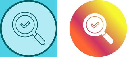 Magnifying Glass Icon Design vector