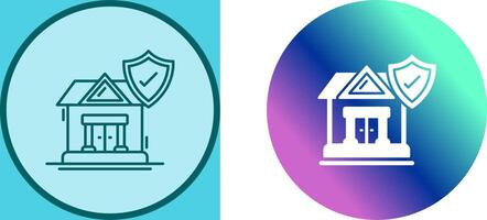 House Protection Icon Design vector