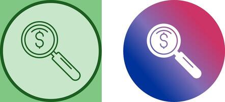 magnifier Icon Design vector