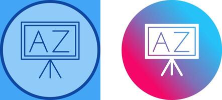 From A To Z Icon Design vector