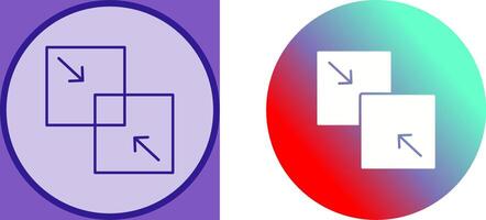 Combine Icon Design vector