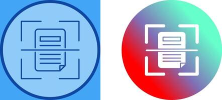 Scan Icon Design vector