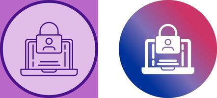 Authentication Icon Design vector