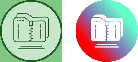 Compressed Icon Design vector