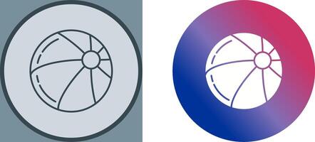 Beach Ball Icon Design vector