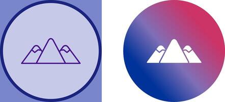 Mountain Icon Design vector