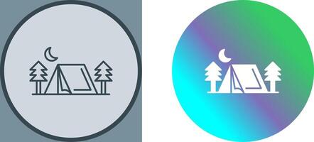 Tent Icon Design vector