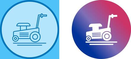 Lawn Mower Icon Design vector